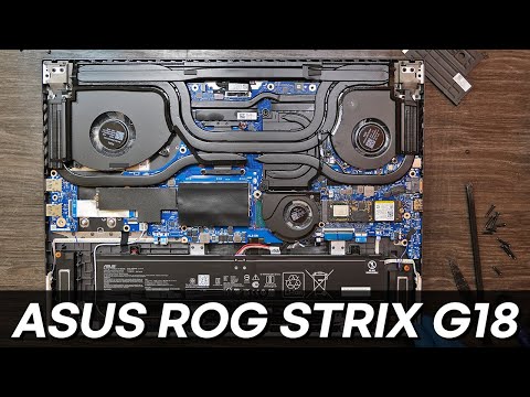 ASUS ROG STRIX G18-G814 Disassembly for RAM, SSD Upgrades