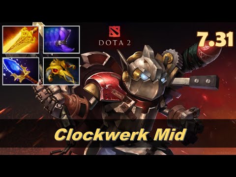 Clockwerk Mid Carry, Radiance First Build | Dota 2 New Meta Highlights