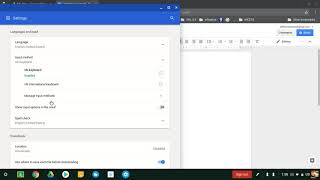 Spanish accents and letters on a Chromebook