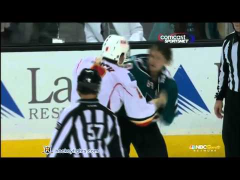 Cory Sarich vs Andrew Desjardins Feb 8, 2012