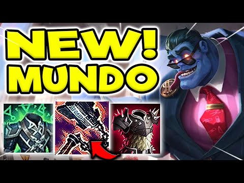 *NEW* MUNDO IS NOW UNSTOPPABLE (TRY THIS) NEW SKINS! REWORK - Dr. Mundo TOP Gameplay Guide Season 11