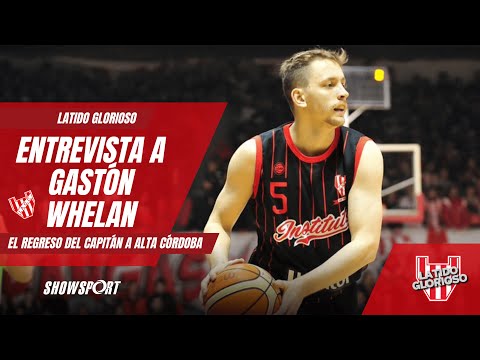 Gastón Whelan y su regreso a Instituto
