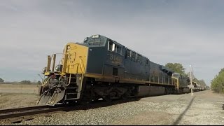 preview picture of video 'CSX Fast Freight at Ardmore, Alabama'