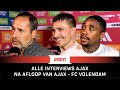?️?️ "Wij wilden deze wedstrijd voor John en z'n vrouw winnen" ❤️ | Interviews Ajax