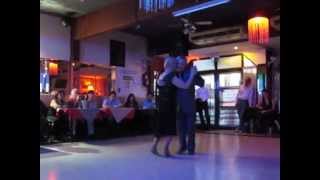 Maria Silvia Mucci y Alfredo Juan Alonso at Milonga Tango Club  - Aug 29 2015