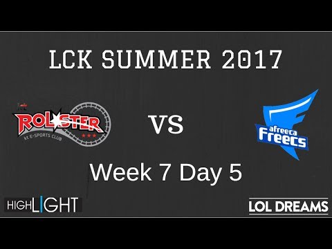 KT vs AFS highlights game 3 LCK SUMMER 2017 KT Rolster vs Afreeca Freecs by lol dreams