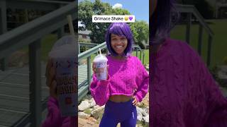 Mcdonald’s Grimace Shake REACTION 😨 #shorts