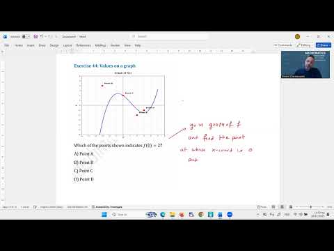 s4e44 Points on a graph  SAT Math solution