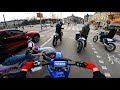SHREDDING IN THE CITY WITH FRIENDS POLICE SUPERMOTO BIKELIFE