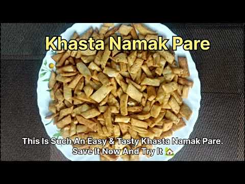 Crispy Traditional Namakpare | Authentic Indian Tea-Time Snack | Homemade Savory Diamonds
