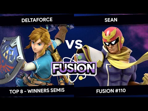 Fusion #110 - Deltaforce (Link) vs Sean (Captain Falcon) - Top 8 - Losers Semis