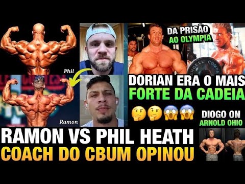 GRINGOS COMPARAM RAMON AO PHIL HEATH E COACH DO CBUM COMENTA - DORIAN COMEÇOU TREINAR NA PRISÃO