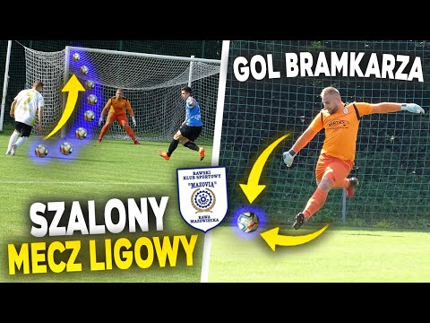 BRAMKARZ STRZELIŁ GOLA! SZALONY MECZ LIGOWY! RKS Mazovia [#7] | QESEK