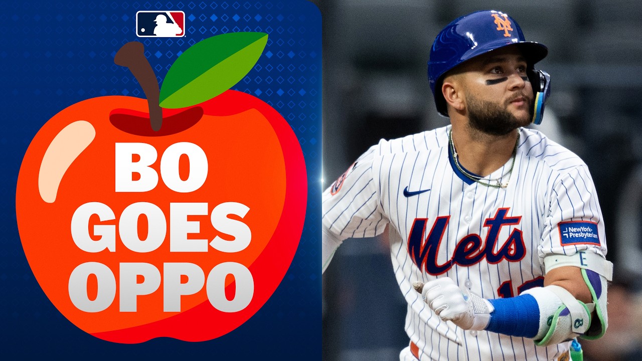 BO JACK! 💪 Bo Bichette mashes a first-pitch opposite field homer for the Mets! 🍎 | MLB Highlights