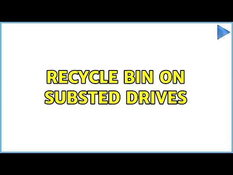 Recycle bin on substed drives (6 Solutions!!)