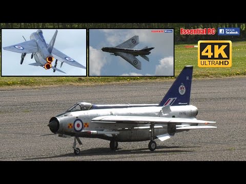 GIANT 1/5 scale RC ENGLISH ELECTRIC LIGHTNING F2A [*UltraHD and 4K*]