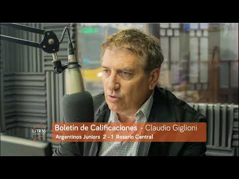 Boletín de Calificaciones de Rosario Central ante Argentinos Juniors (LT3 AM 680)