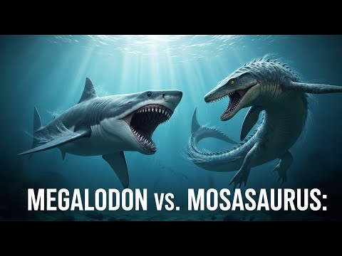 Megalodon vs mosasaurus the ultimate battle between sharks and prehistoric animals