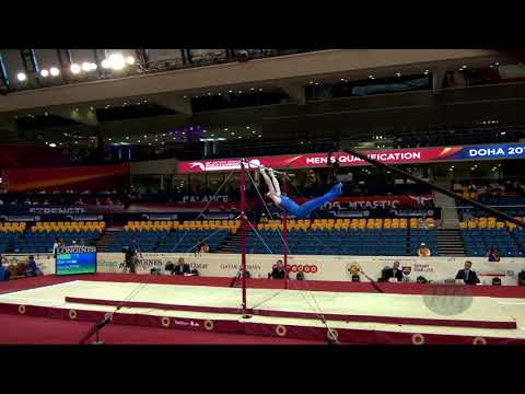 DOLGOPYAT Artem (ISR) - 2018 Artistic Worlds, Doha (QAT) - Qualifications Horizontal Bar