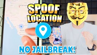 How To SPOOF Location on iPhone, iPad, & iPod Touch! (NO JAILBREAK!) iOS 13 - 2020 (FAKE Location)