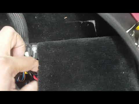 Vw passat b6 wiring up front electric seat pt2