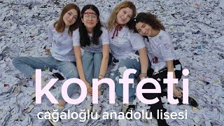 cağaloğlu anadolu lisesi 166. dönem veda etkinliği - konfeti 24 🌟💫