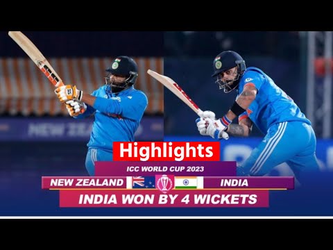 India vs New Zealand World Cup 2023 Highlights: IND vs NZ Highlights |  Today Match Highlights