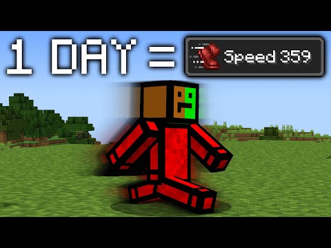 Minecraft, But The Speed Increases...