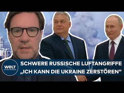 UKRAINE-KRIEG: Russischer Raketenregen! "Der Zusammenhang ist weniger der Besuch von Orban"