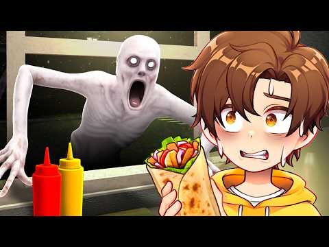 i survived A NIGHT SHIFT at SCARY SHAWARMA Kiosk..