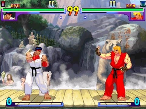 SFIII New Generation Ryu vs. Ken Tool-Assisted Fight