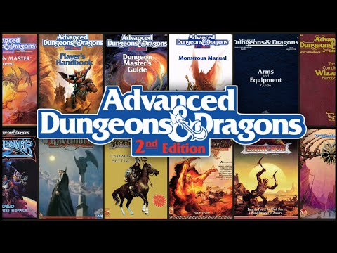 RPG Overview 200 Advanced Dungeons & Dragons 2nd Edition (GOAT)