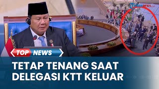 Presiden Prabowo Tetap Tenang Berpidato Meski Sejumlah Delegasi KTT D8 Keluar Ruangan