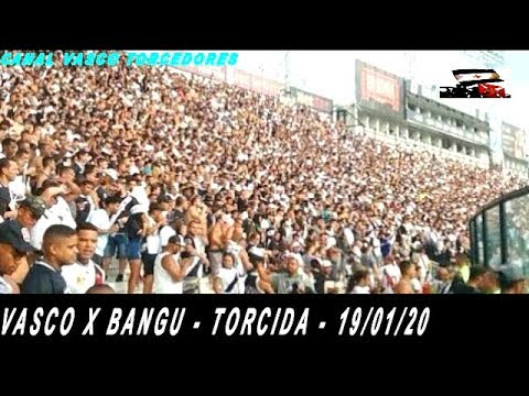 VASCO 0 X 0 BANGU - TORCIDA - ESTÁDIO SÃO JANUÁRIO. HD - 19/01/2020