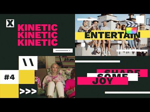 Kinetic Typography Template for Final Cut Pro — MotionVFX