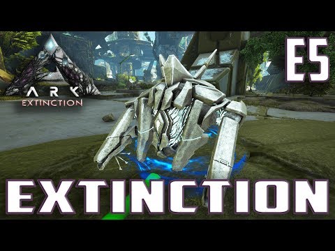 ARK:Survival Evolved Extinction Let's Play-Ep.5-Map Exploration & Security Drones