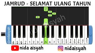 Download lagu NOT ANGKA PIANIKA LAGU SELAMAT ULANG TAHUN JAMRUD | TUTORIAL MUDAH PIANIKA SELAMAT ULANG TAHUN mp3
