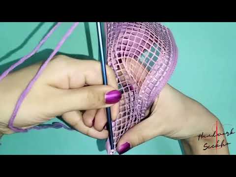 locker hooking for beginners - how to locker hook to make a rug | how to start the locker hook