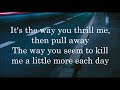 Saliva - Weight of the World lyrics