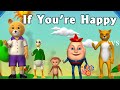 If You Re Happy And You Know It Clap Your Hands Song 3D Animation Rhymes For Children