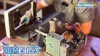 Scrapyard to Showroom | Restoring the Iconic IBM 5153 Monitor