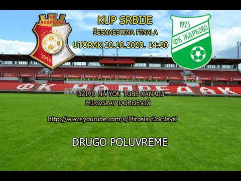 Napredak -Žarkovo  2:1 LIVE Drugo poluvreme