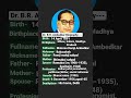 Dr B R Ambedkar Biography
