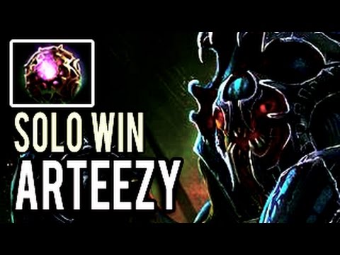 EPIC Nyx Assassin Carry Absolute Solo Win Game Brutal 27 Kills by Arteezy 7.05 Dota 2