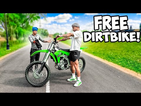 Stranger Gives Me His DirtBike ! | Braap Vlogs