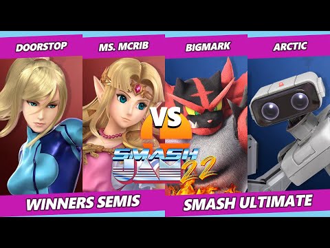 Smash Jam 22 Winners Semis - Doorstop & Ms. McRib Vs. BIGMARK & Arctic - SSBU Ultimate Tournament