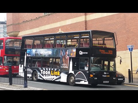 FLAT OUT: Route X85 | GX03SVD/6129 - Go North East: Scania N94UD/East Lancs OmniDekka