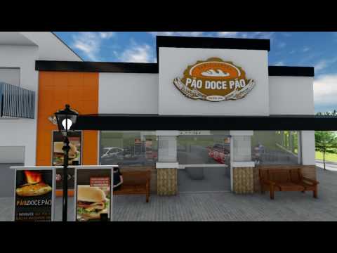 Projeto de Fachada Padaria Pão Doce Pão | Terra Boa - PR
