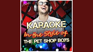 One and One Makes Five (In the Style of Pet Shop Boys) (Karaoke Version)