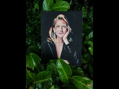 Painting Sanda Diviricean (time-lapse)